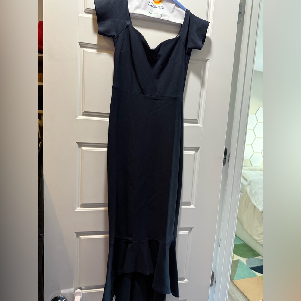 Elegant Black Off-Shoulder Dress